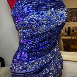 Staple Royal Blue Silk Dress